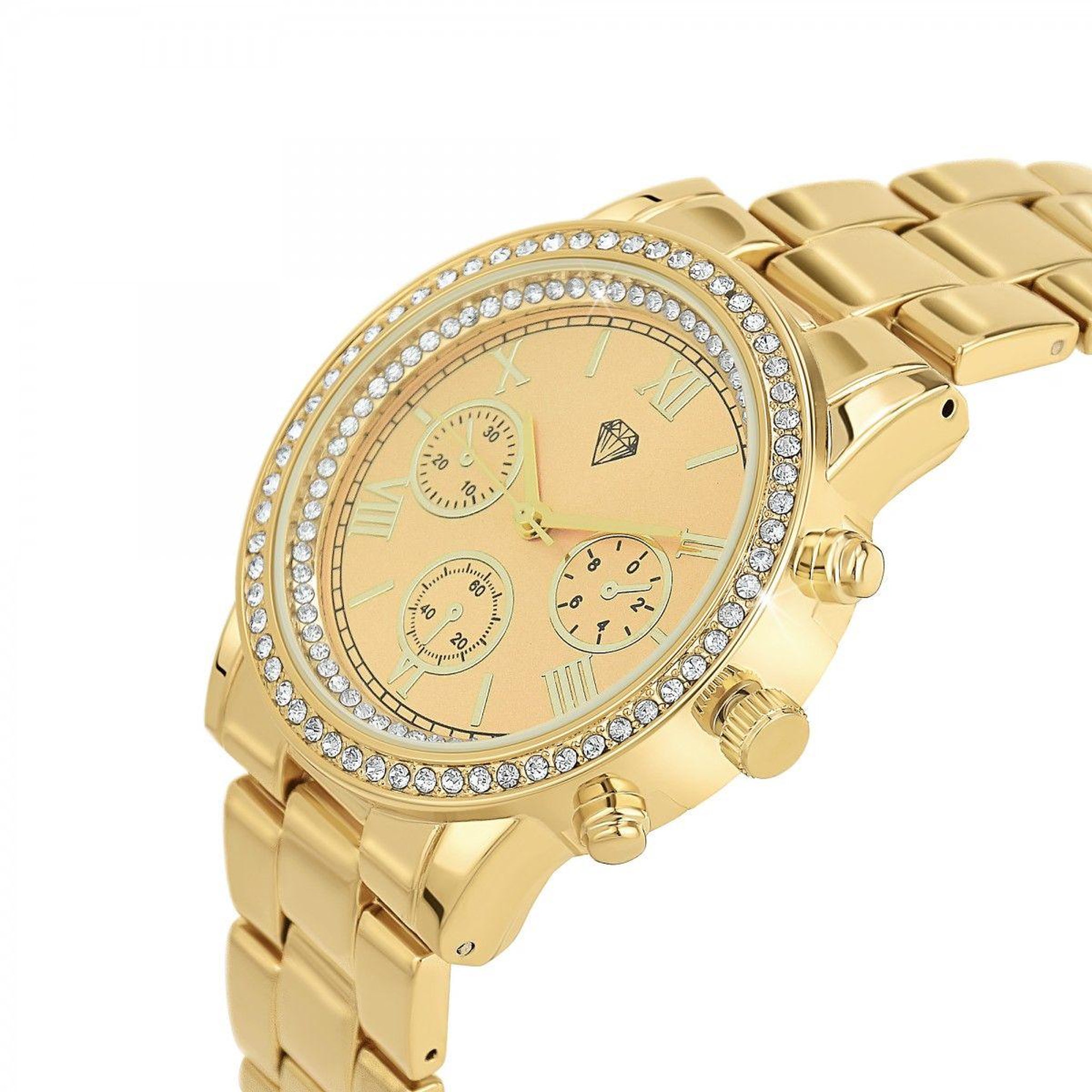 Voir la diapositive 3 : SC CRYSTAL Montre Mayane élégante ornée de Cristaux scintillants par SC Crystal