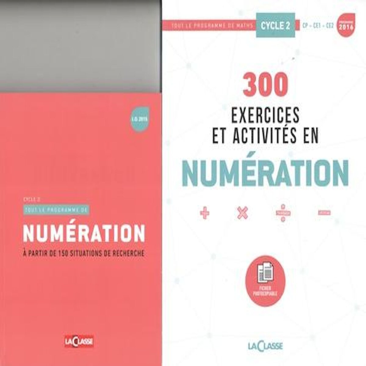 PACK NUMERATION CYCLE 2. 2 VOLUMES : TOUT LE PROGRAMME DE NUMERATION A PARTIR DE 150 SITUATIONS DE RECHERCHE ; 300 EXERCICES ET ACTIVITES EN NUMERATION, Montigny Eric