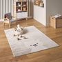 Voir la diapositive 2 : SWEEEK Tapis enfant Beige / Crème, tapis intérieur petit ourson, poils ras, tapis frisé très doux