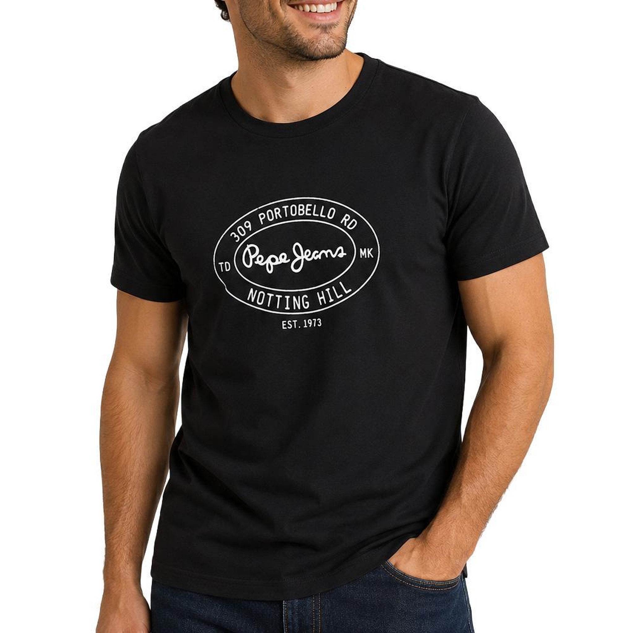 Voir la diapositive 1 : Pepe Jeans T-Shirt Noir Homme Pepe jeans Originals