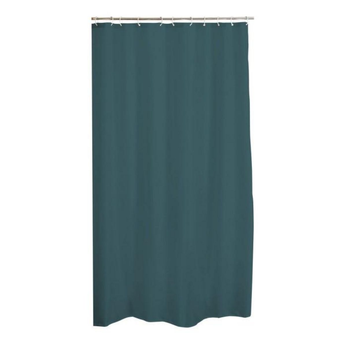Paris Prix Rideau de Douche PEVA  Vitamine II  180x200cm Bleu Émeraude