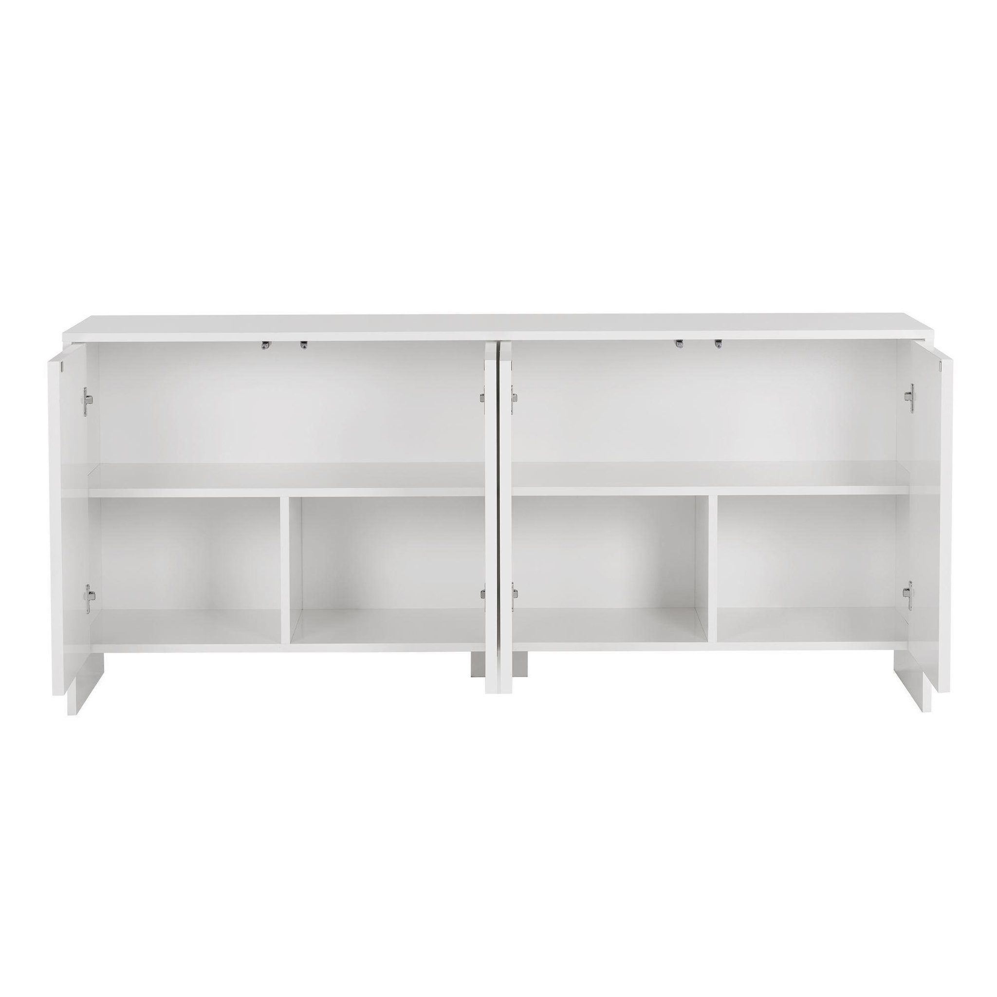 Voir la diapositive 4 : Habitat et Jardin Buffet en bois  Arlen  - 180 x 45 x 80 cm - Blanc