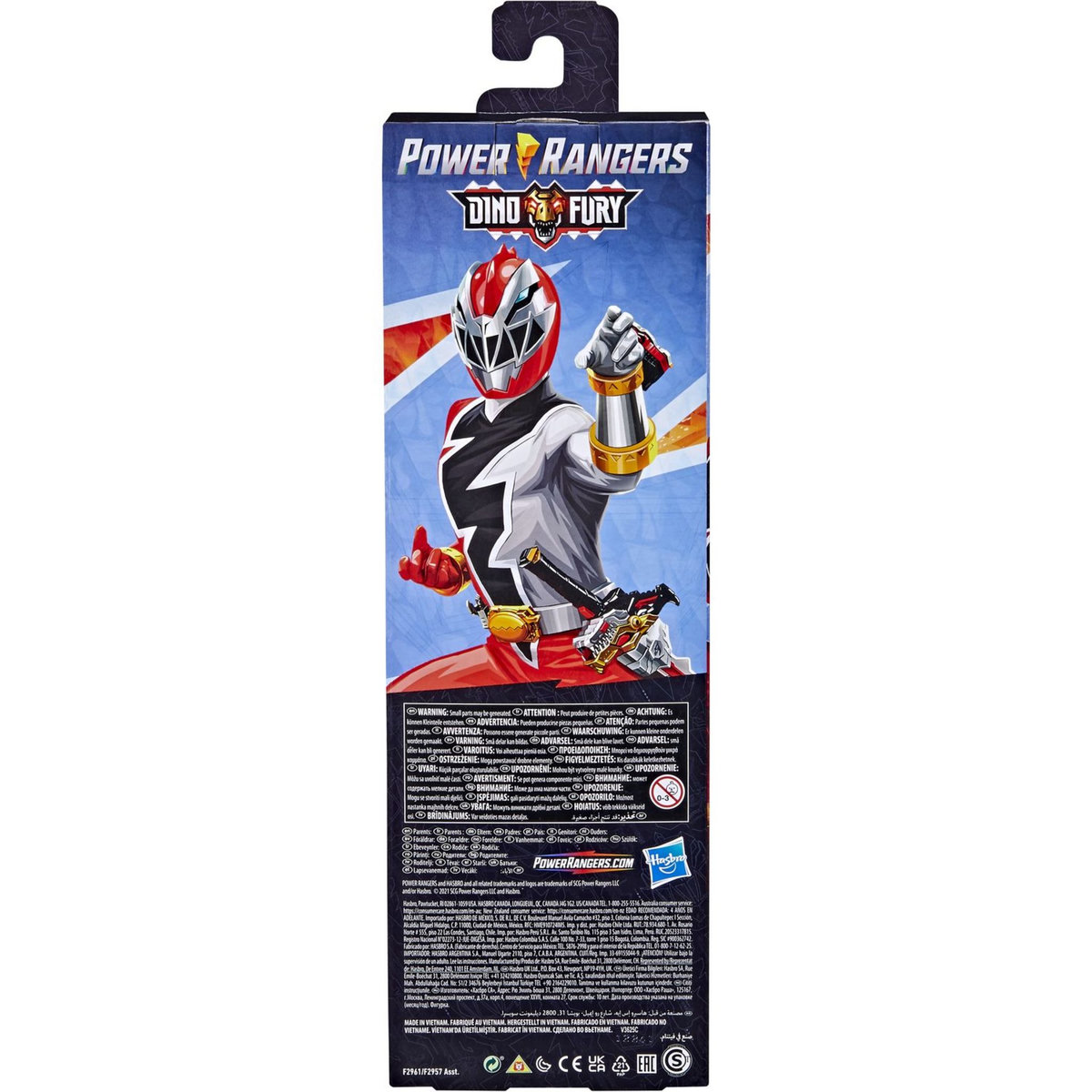 HASBRO Figurine Dino Fury Power Ranger Rouge 30 cm