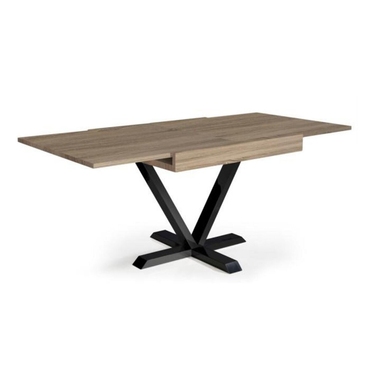 Paris Prix Table à Manger Extensible  Shoreditch  90-180cm Chêne Clair