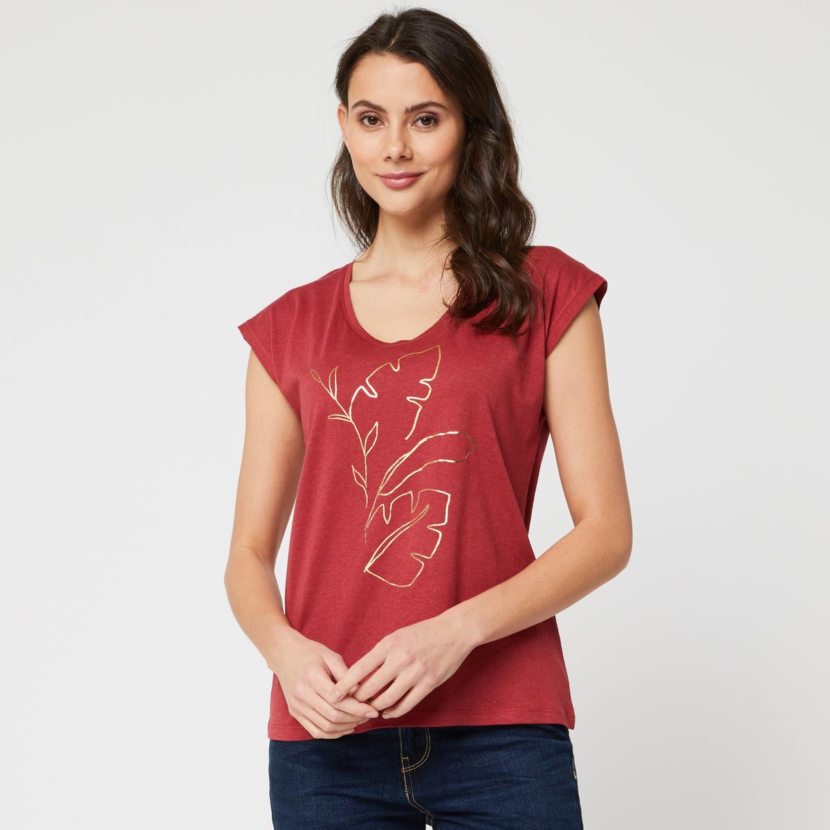 INEXTENSO T-shirt manches courtes femme
