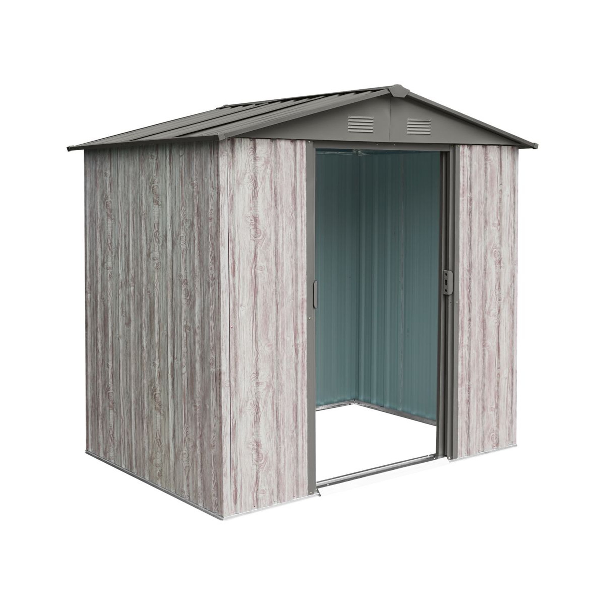 Voir la diapositive 1 : X Métal Abri de jardin métal - 2,54m² - WOODTOUCH