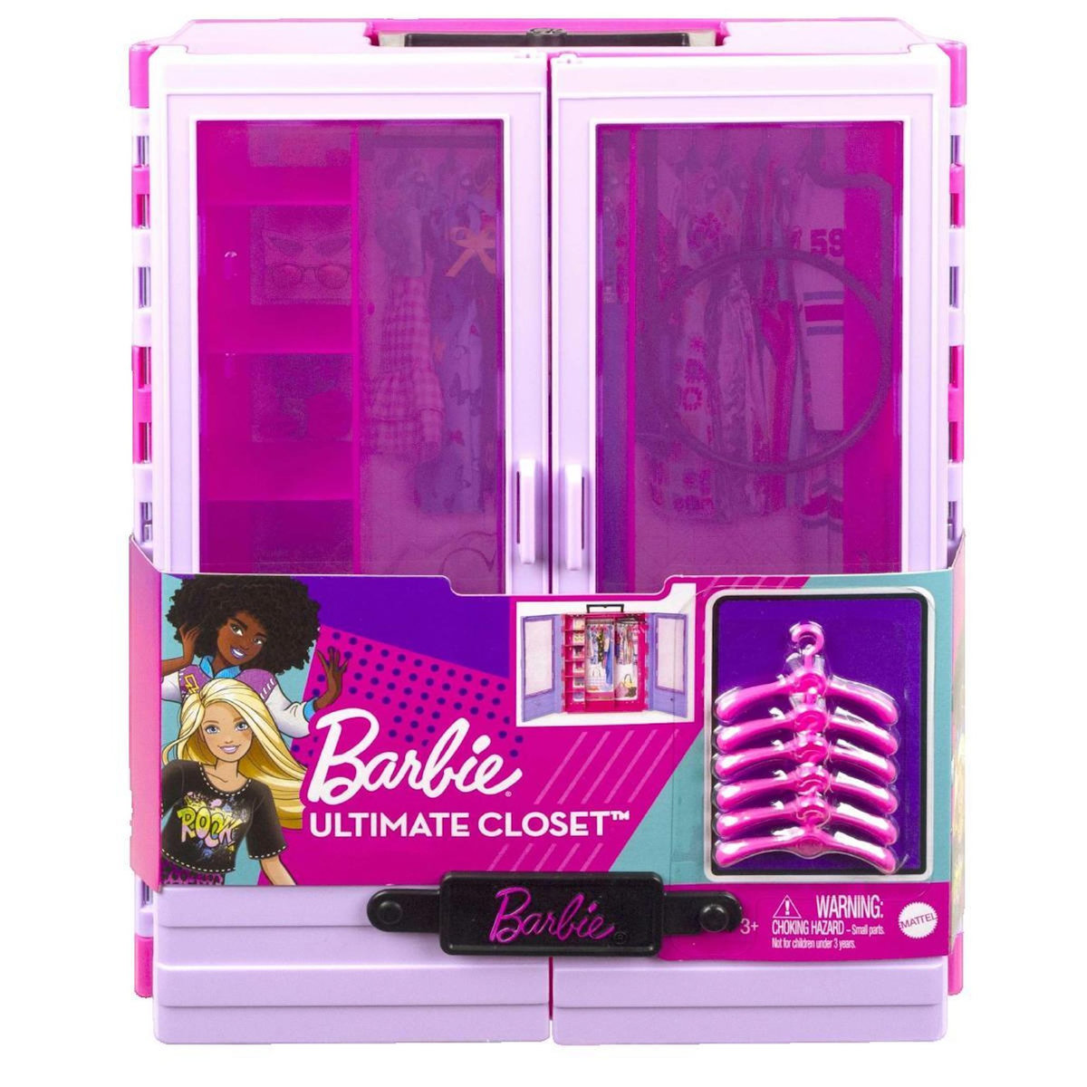 BARBIE Dressing portable Barbie violet