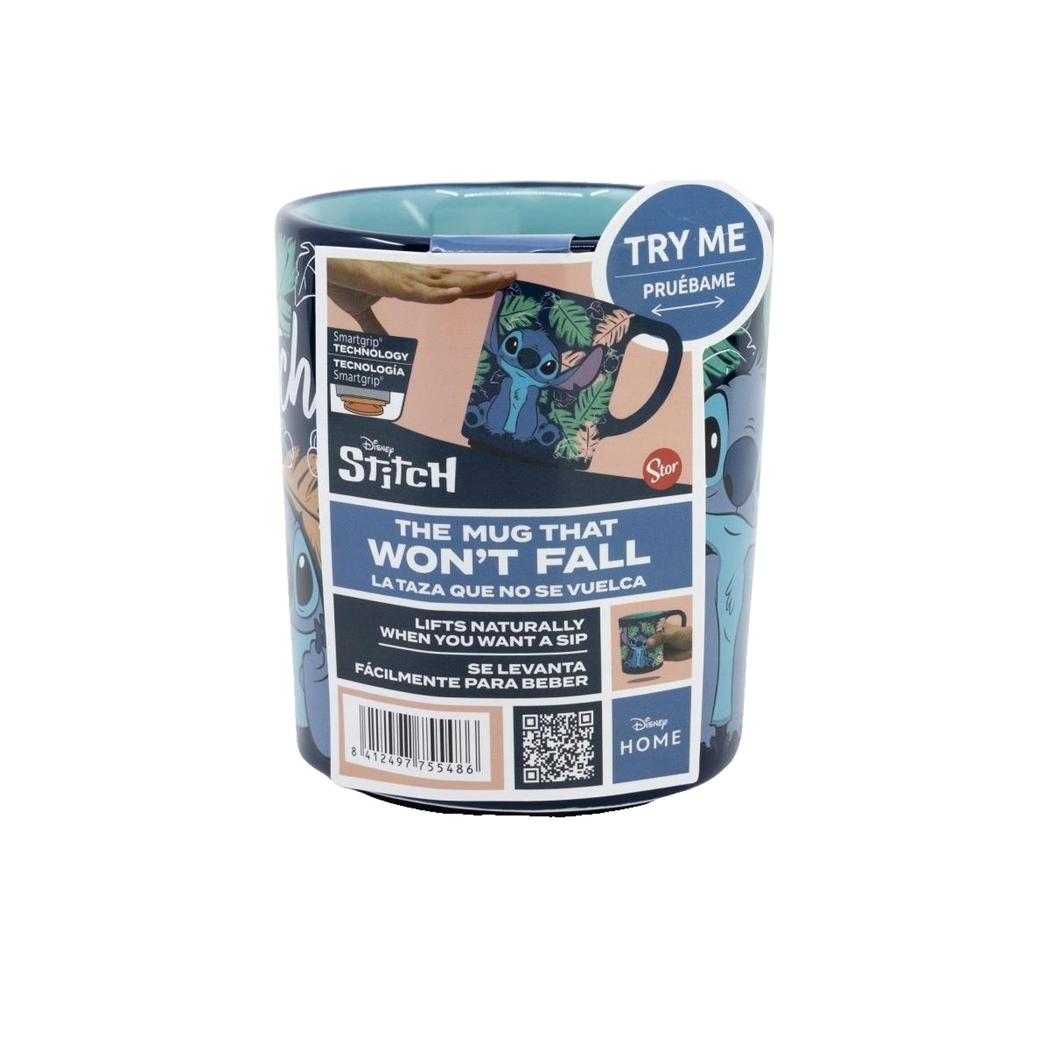 Voir la diapositive 5 : DISNEY Mug Disney stitch dropsafe 300 ml bleue