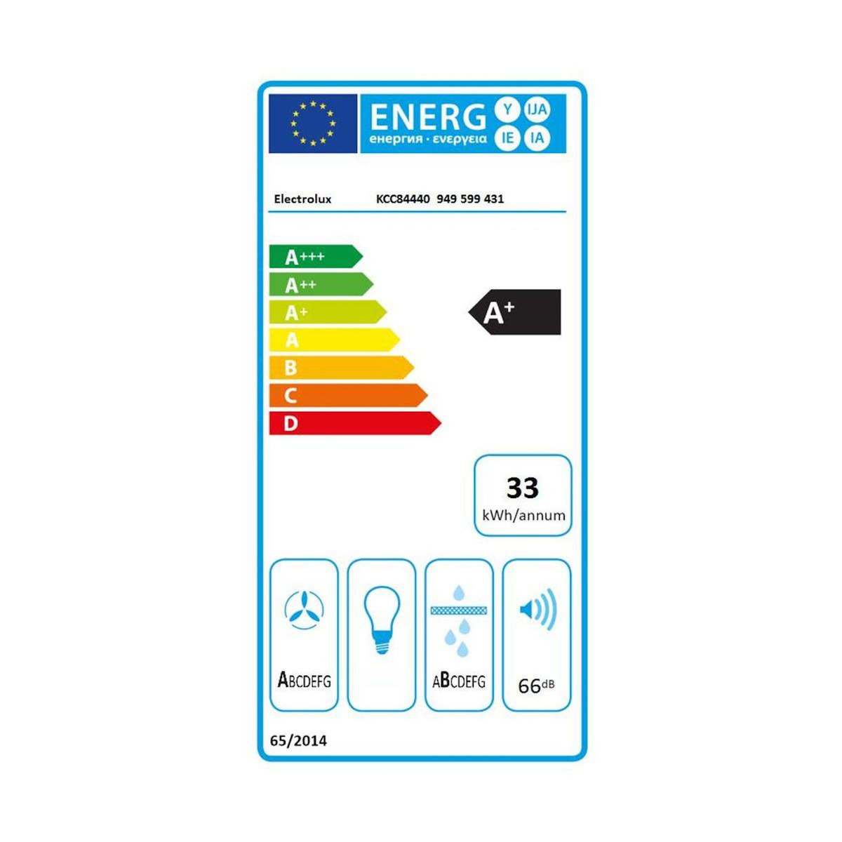 ELECTROLUX Plaque induction aspirante KCC84440