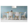 Voir la diapositive 1 : Lot de 6 chaises pieds bois massif LYDIA