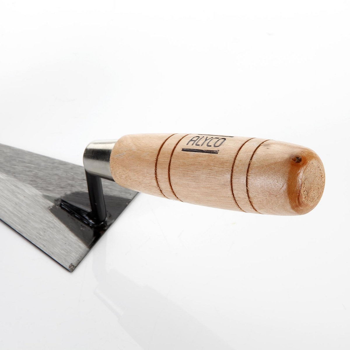 ALYCO Truelle pointe ronde manche en bois  125 x 70 mm