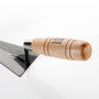 Voir la diapositive 3 : ALYCO Truelle pointe ronde manche en bois  125 x 70 mm
