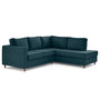 Voir la diapositive 4 : LISA DESIGN Jake - canapé déhoussable d'angle droit 5 places en tissu