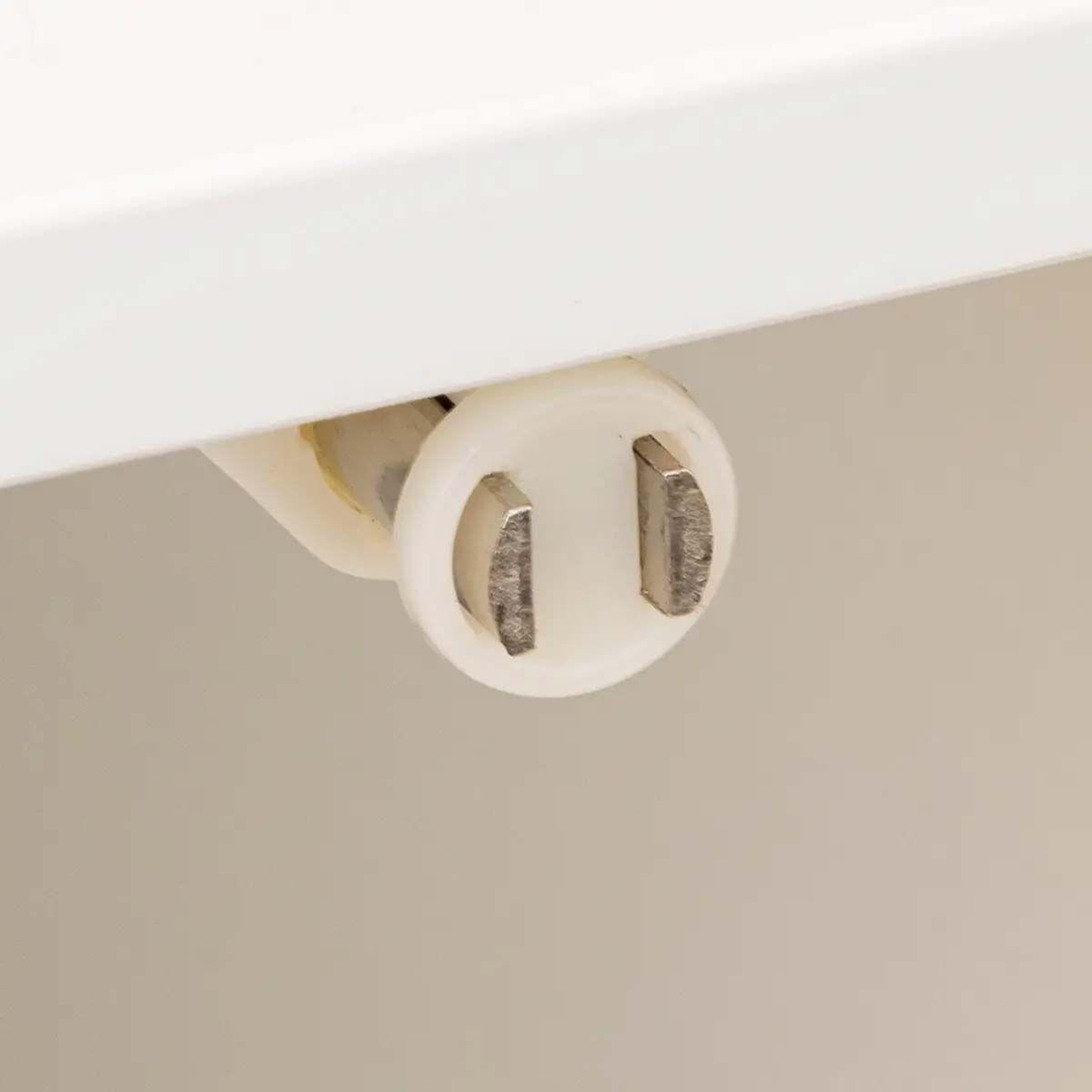 Voir la diapositive 4 : FIVE Meuble bas 1 porte  natureo  80cm blanc