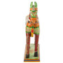 Voir la diapositive 4 : Paris Prix Statue Cheval en Bois  Mumbai  58cm Multicolore