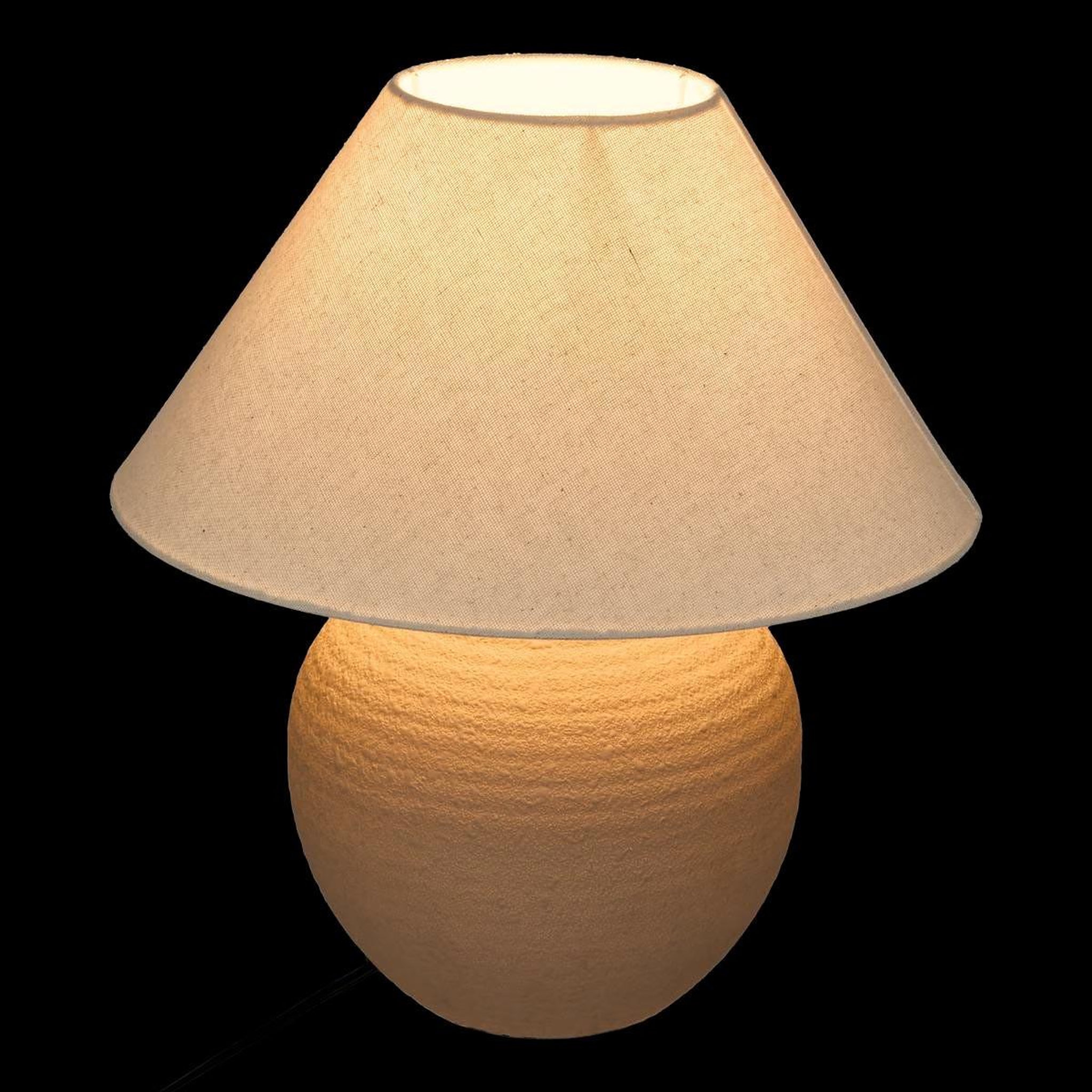 Voir la diapositive 2 : ATMOSPHERA Lampe à poser en céramique  seiya  38cm terracotta