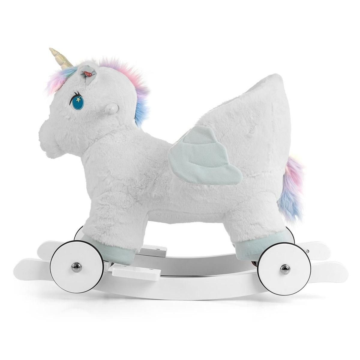 MILLY MALLY Licorne à bascule  Polly Blanche