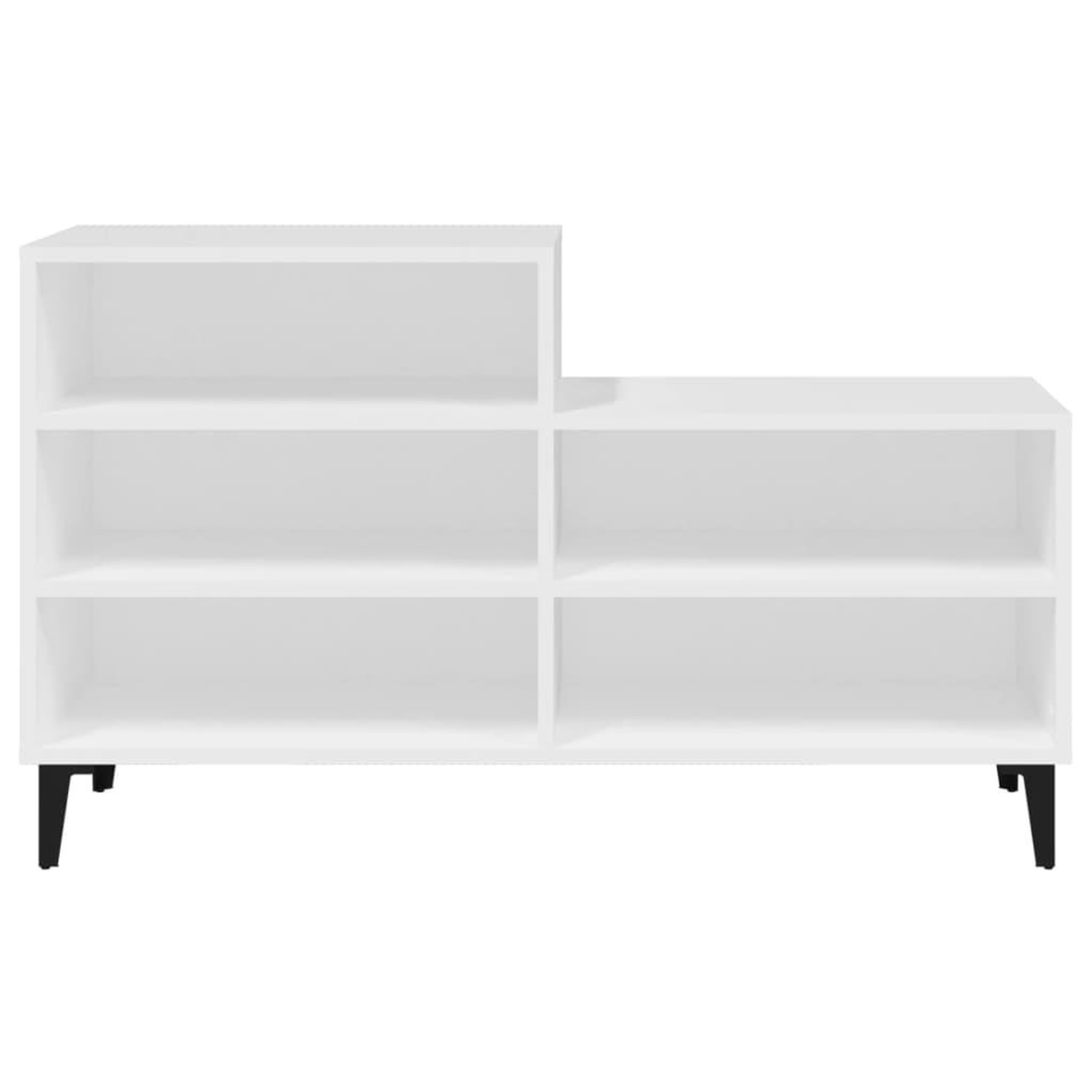 Voir la diapositive 3 : VIDAXL Armoire a chaussures Blanc 102x36x60 cm Bois d'ingenierie