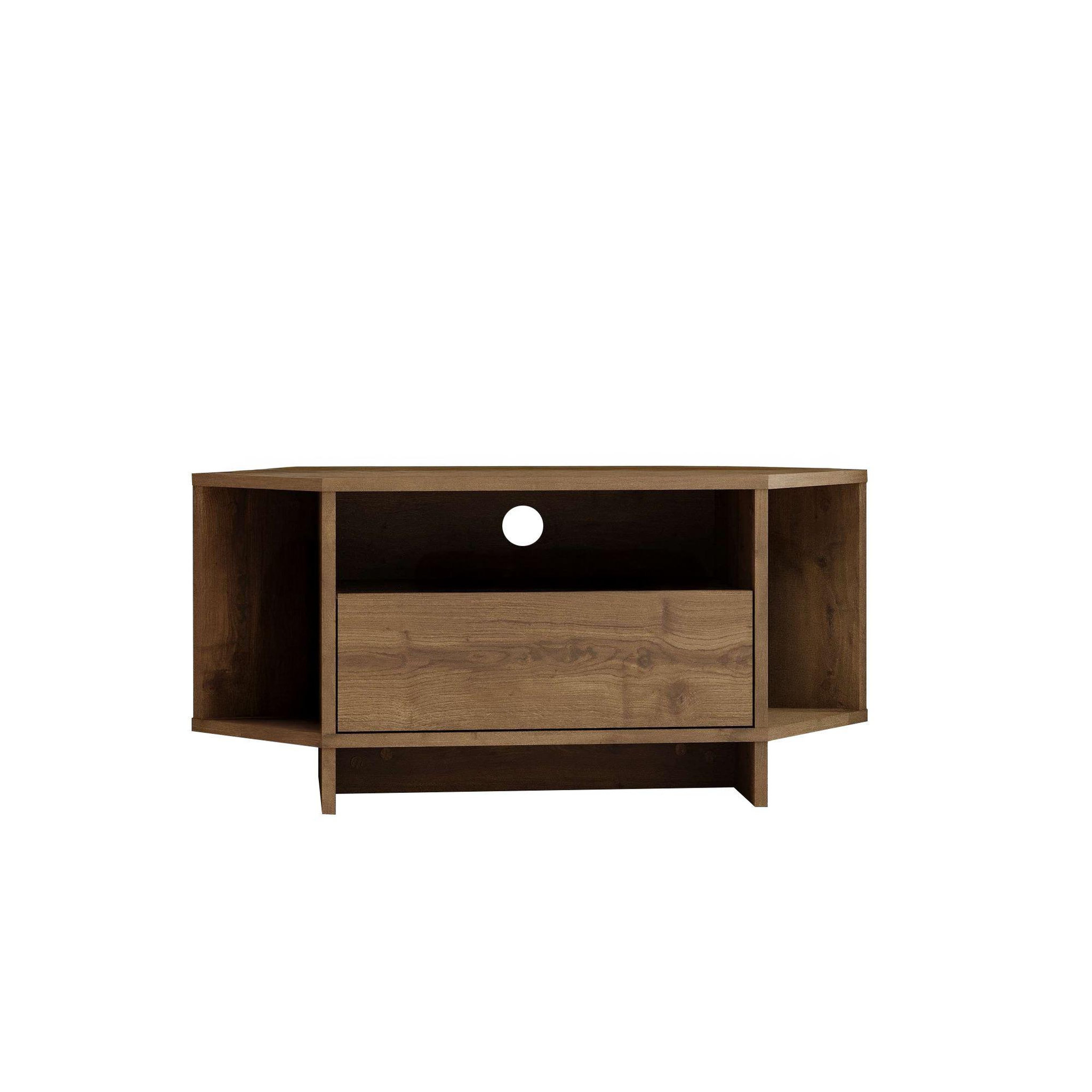 Habitat et Jardin Meuble tv en bois  viva  - 95 x 35 x 45 cm - marron