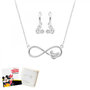 Voir la diapositive 3 : SC CRYSTAL Parure collier et boucles d'oreilles Disney - Mickey