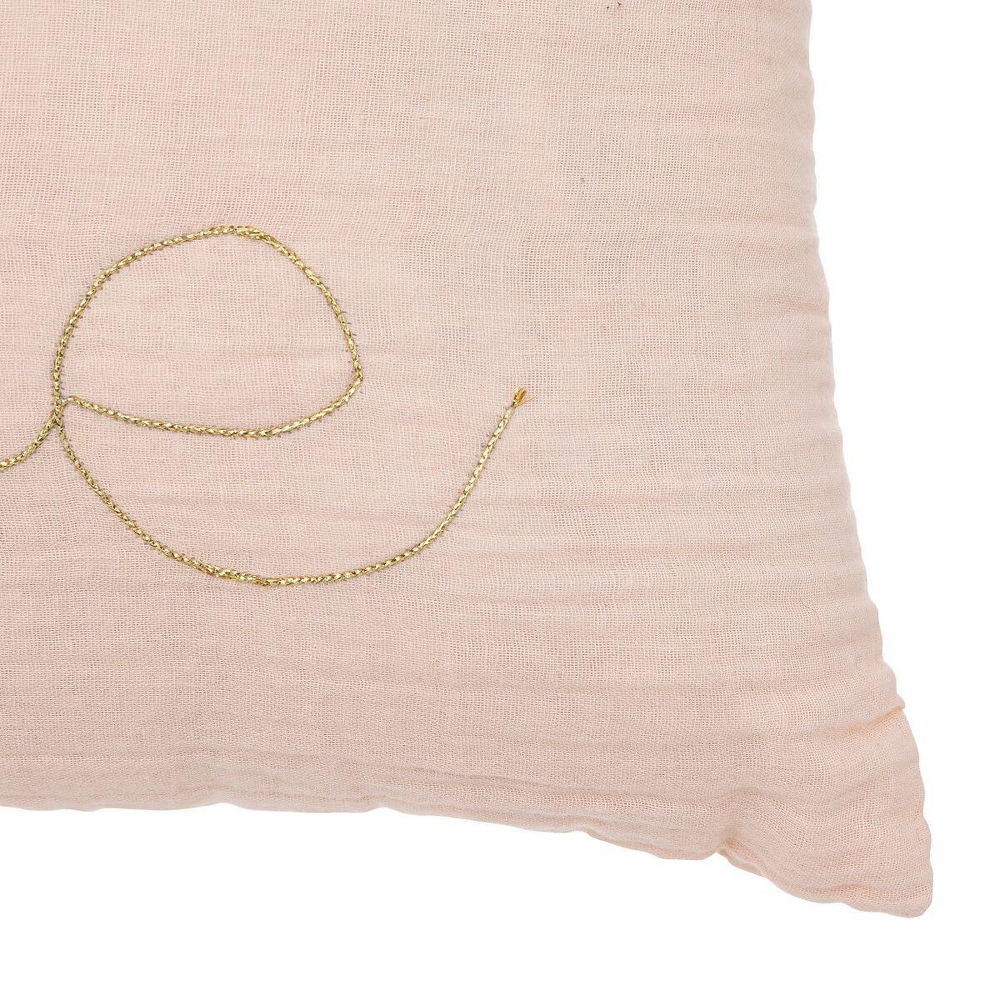 Voir la diapositive 2 : Atmosphera Kids Coussin déco  lili  30x50cm rose
