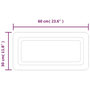 Voir la diapositive 5 : VIDAXL Miroir de salle de bain a LED 30x60 cm