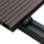 Voir la diapositive 5 : VIDAXL Panneaux de terrasse creux WPC 10 m^2 4 m Marron fonce
