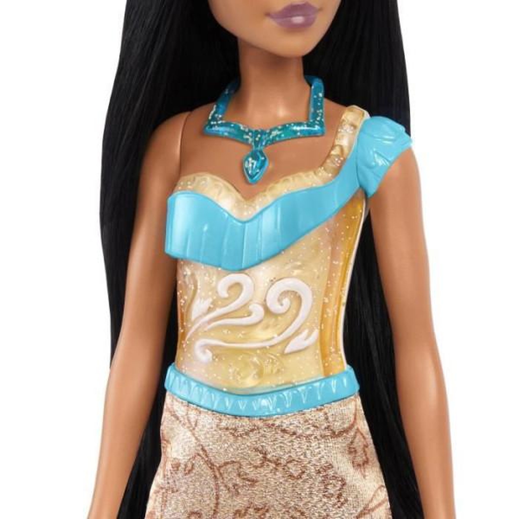 Voir la diapositive 4 : DISNEY PRINCESS Pocahontas Poupée 29 cm, Mattel Poupée Disney Princesses habillage et accessoires HLW07