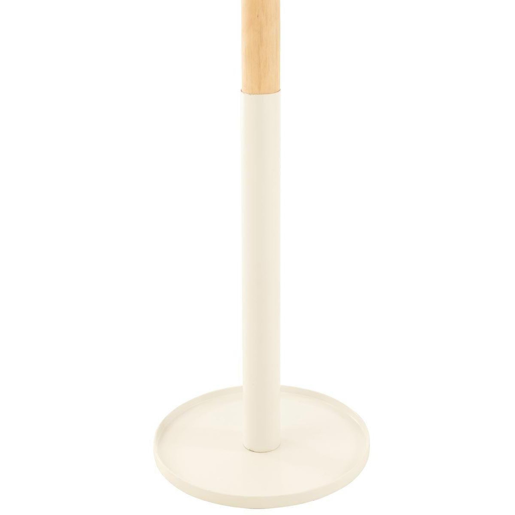 Voir la diapositive 3 : J-LINE Porte-manteau en bois  bali  180cm naturel & blanc