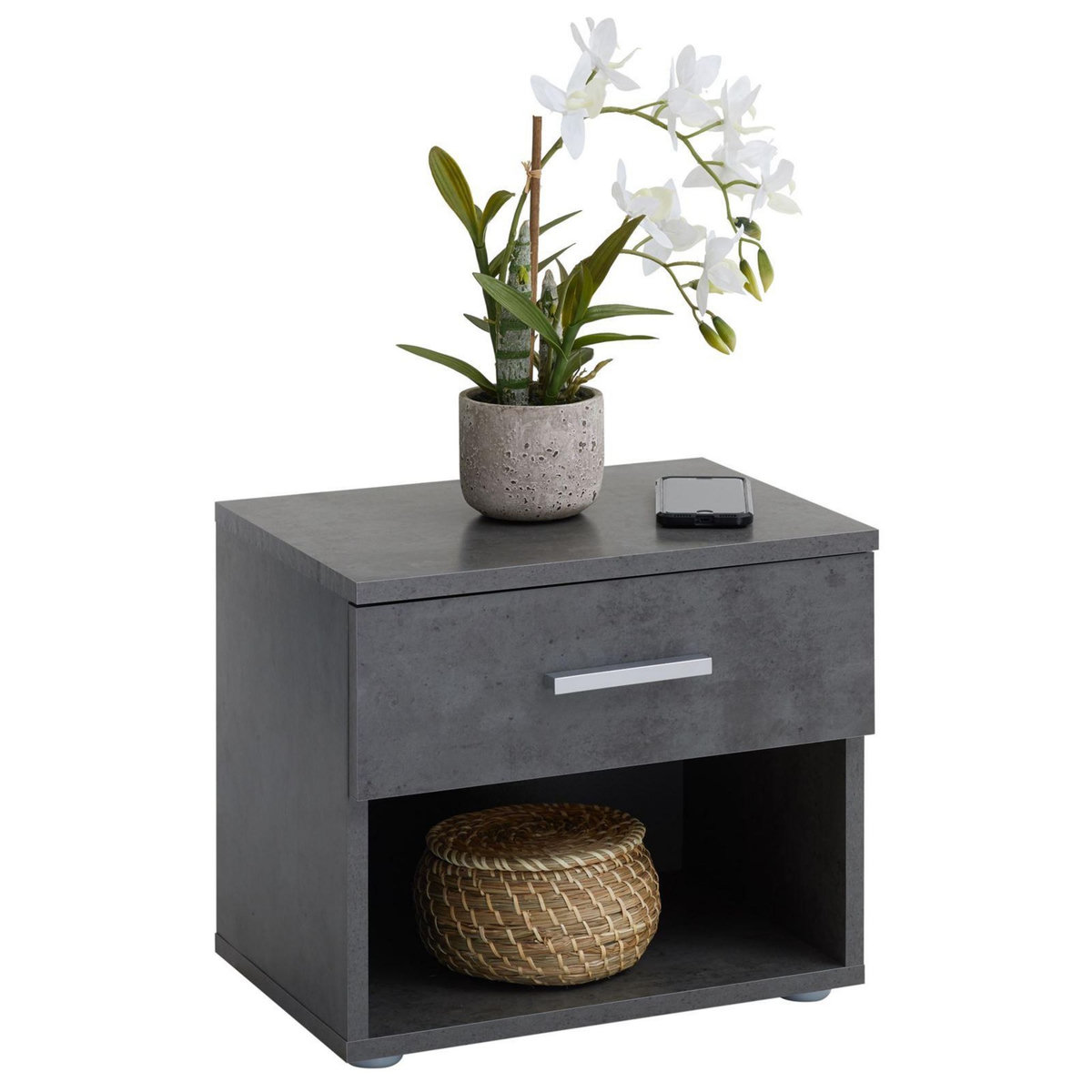 IDIMEX Table de chevet MAEL, en mélaminé