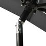 Voir la diapositive 5 : VIDAXL Parasol de jardin a 3 niveaux avec mat en aluminium anthracite