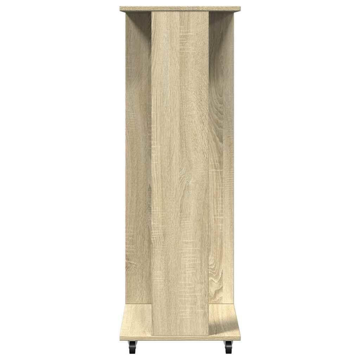 VIDAXL Garde-robe avec roues chene sonoma 102x38x110cm bois ingenierie