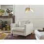 Voir la diapositive 2 : BEST MOBILIER Flamingo - fauteuil en velours