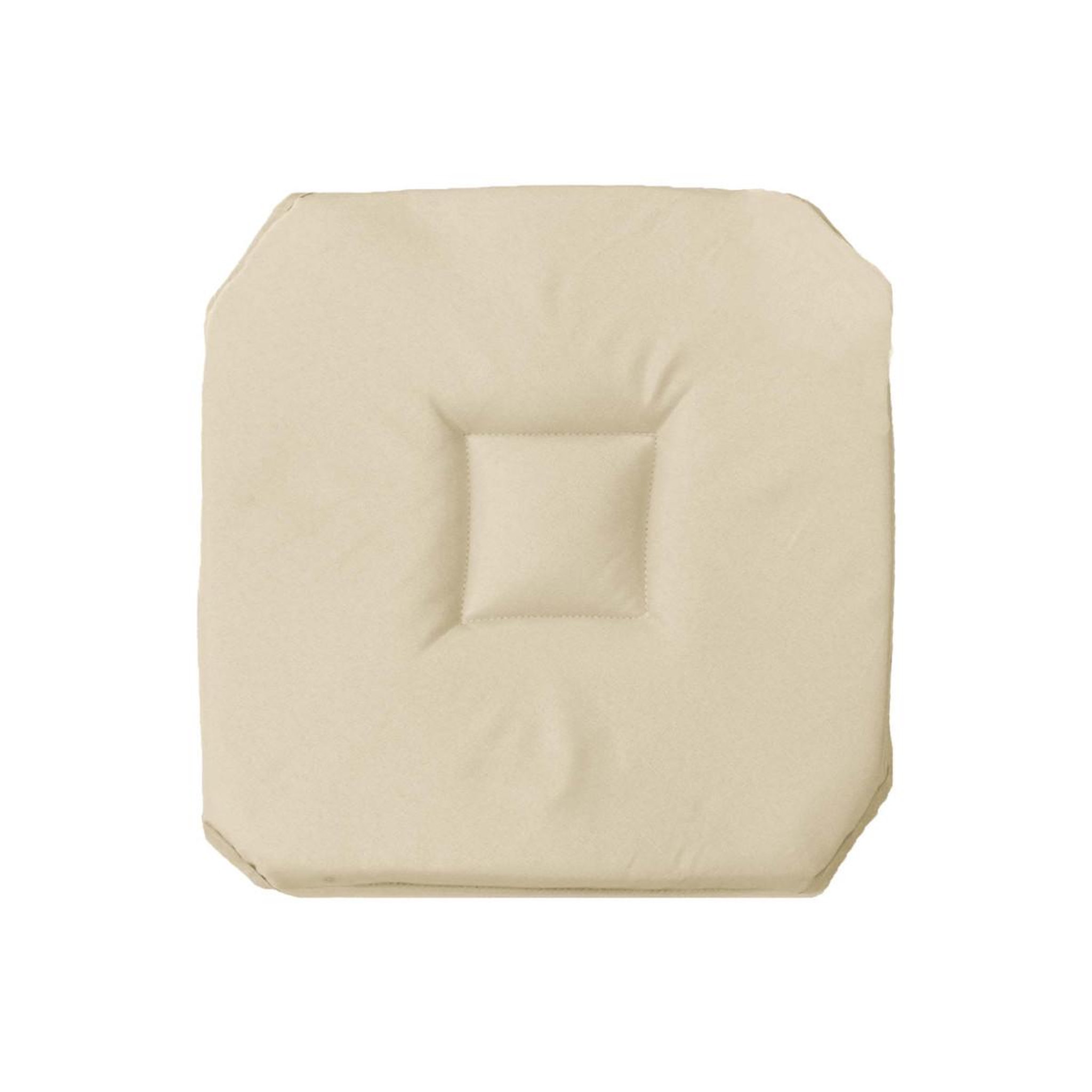 Voir la diapositive 2 : Douceur d'Intérieur Galette de chaise  essentiel  40x40cm naturel