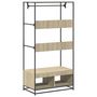 Voir la diapositive 6 : VIDAXL Armoire chêne sonoma 90x50x180 cm bois d ingénierie