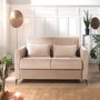 Voir la diapositive 1 : LISA DESIGN Owen - canapé 3 places convertible express couchage quotidien 140 cm matelas 12 cm en velours