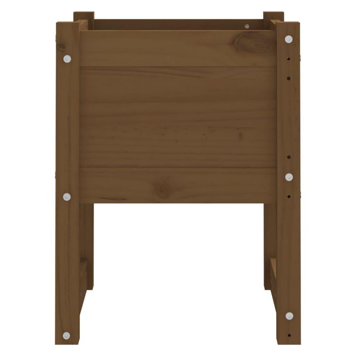 VIDAXL Jardiniere Marron miel 40x40x52,5 cm Bois massif de pin