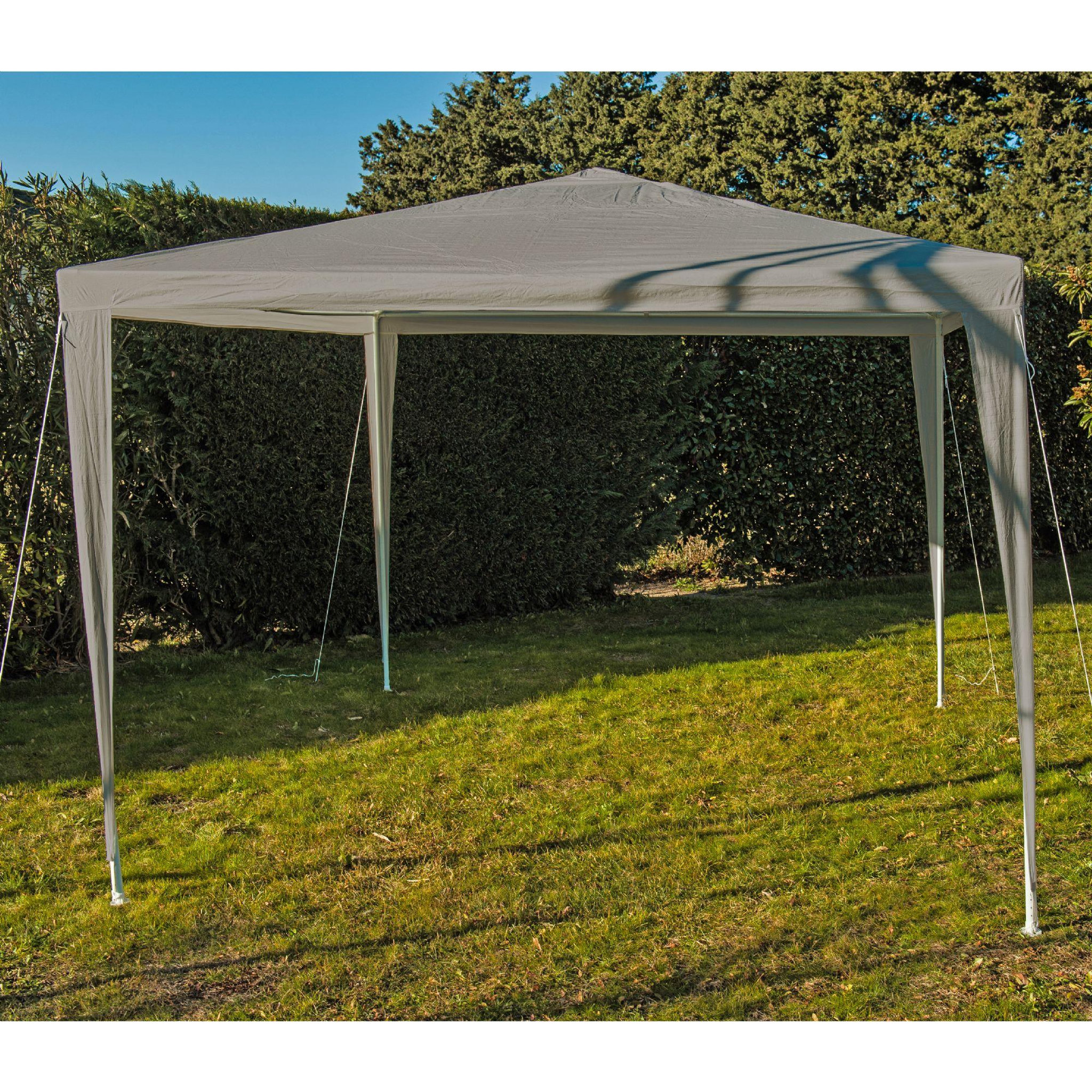 Voir la diapositive 1 : WERKAPRO Tente de réception couleur taupe  3x3m  WERKA PRO