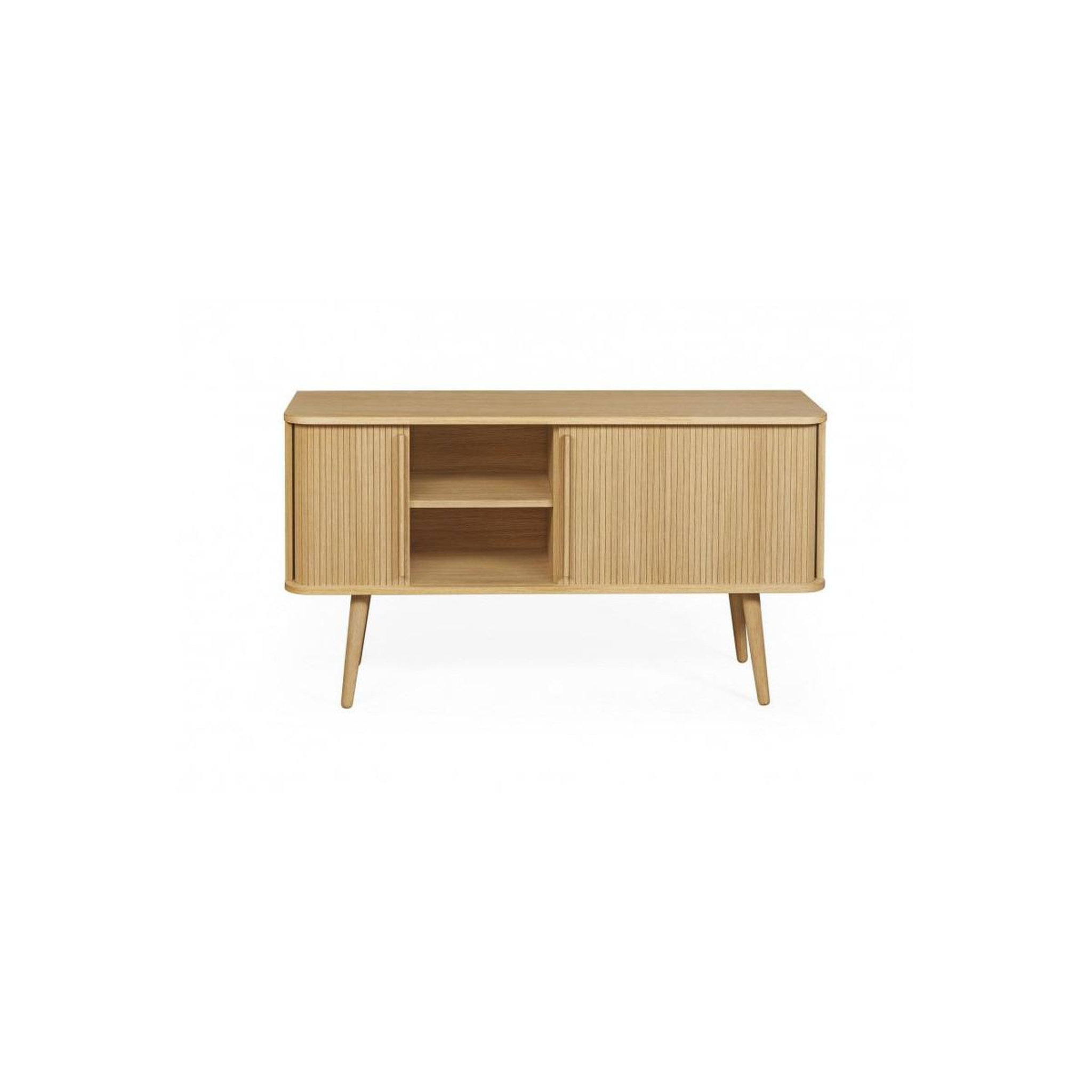 Voir la diapositive 3 : Paris Prix Buffet 2 portes en bois massif  rove  138cm chêne