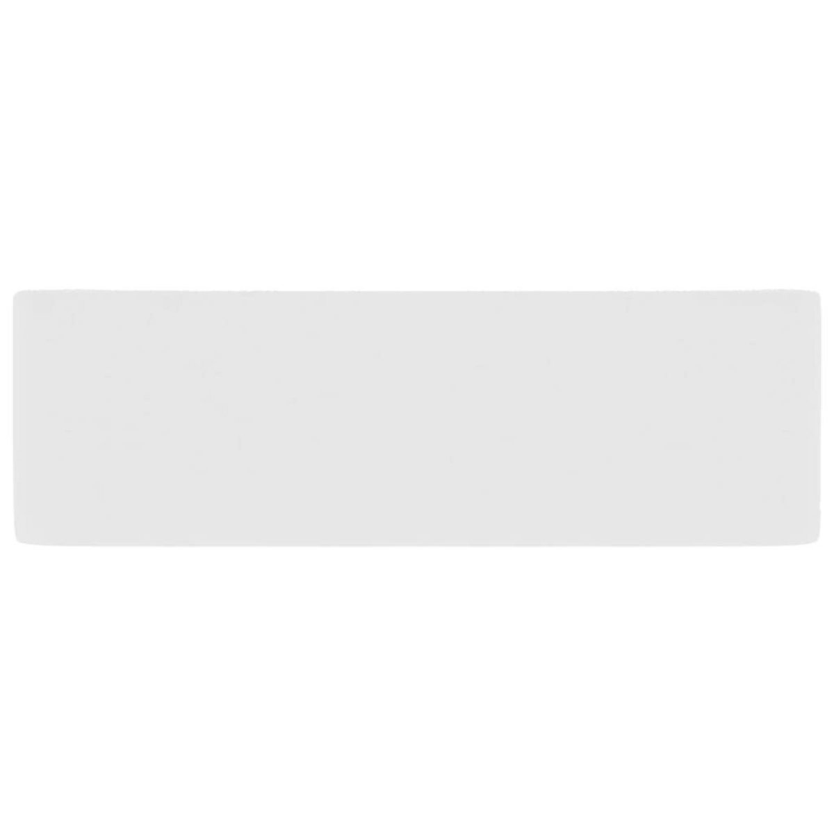 VIDAXL Lavabo de luxe Blanc mat 41x30x12 cm Ceramique