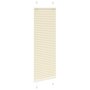 Voir la diapositive 3 : VIDAXL Store plisse creme 40x150 cm largeur du tissu 39,4 cm polyester