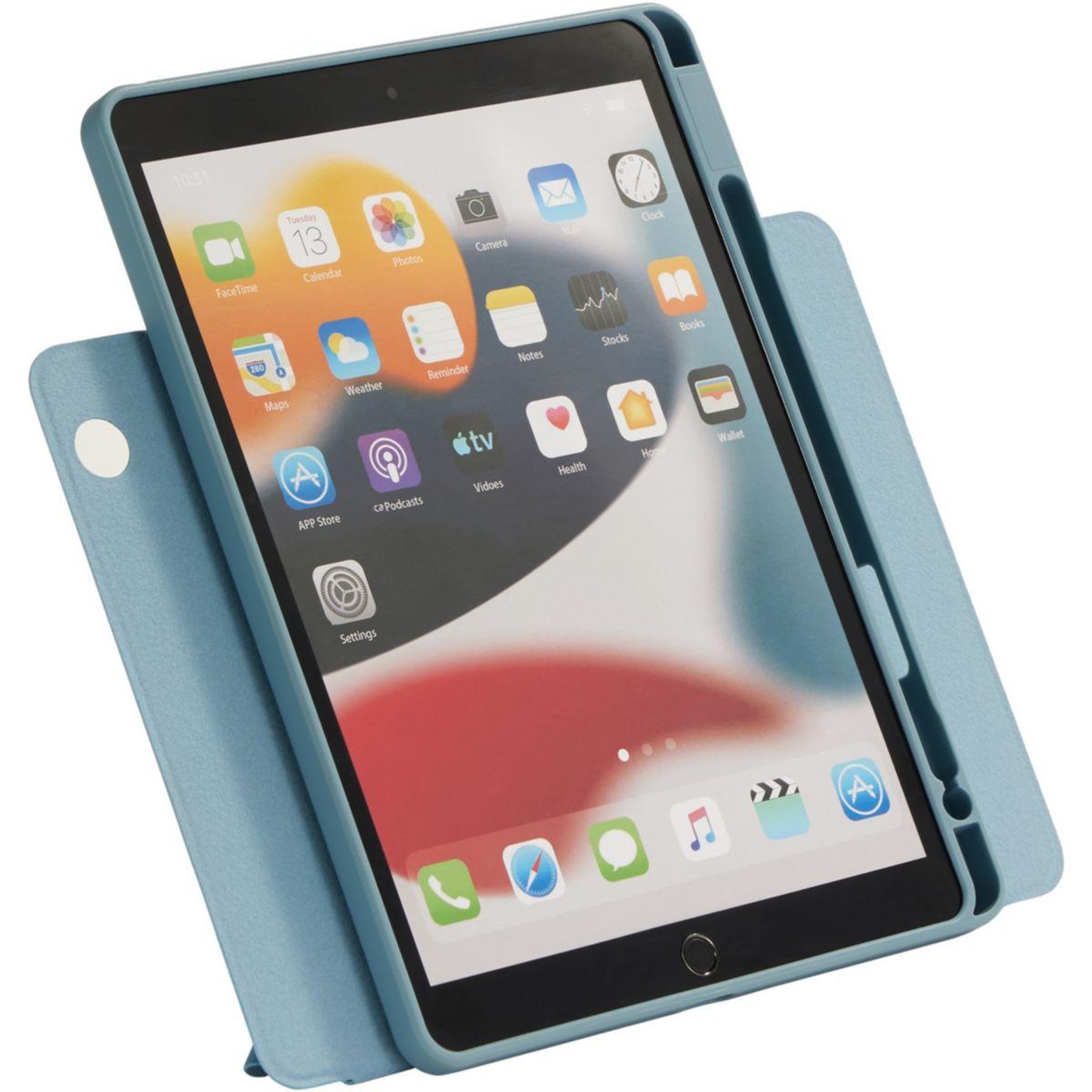 Voir la diapositive 5 : ADEQWAT Coque iPad 10.2 Bleu