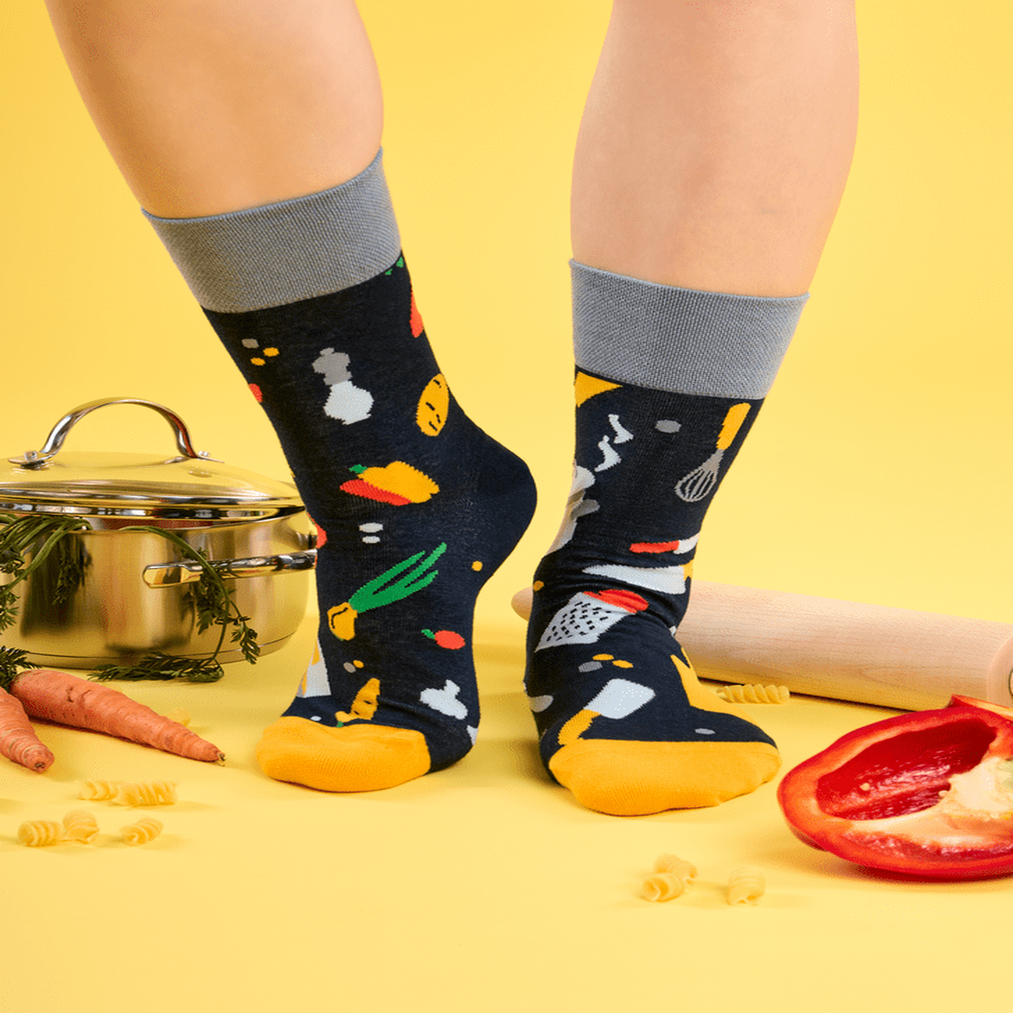 Voir la diapositive 2 : DEDOLES Chaussettes cuisine saine
