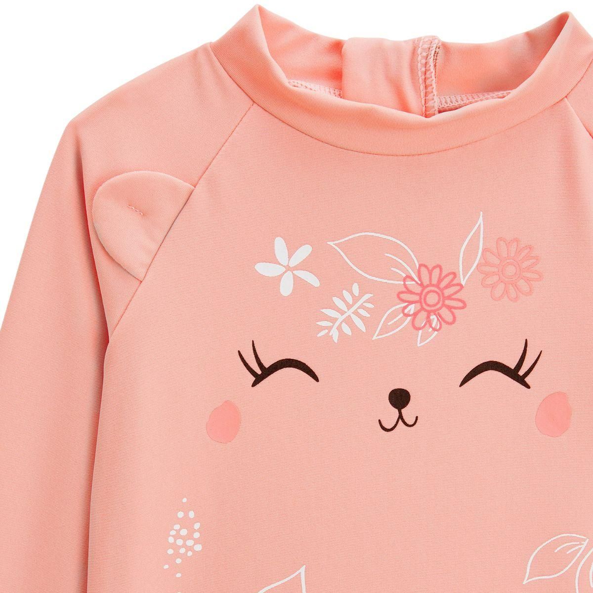 Petit Béguin Maillot de bain bébé 2 pièces t-shirt de protection UV & culotte Sumba