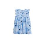 Petit Béguin Robe bébé Bella Chica. Coloris disponibles : Bleu