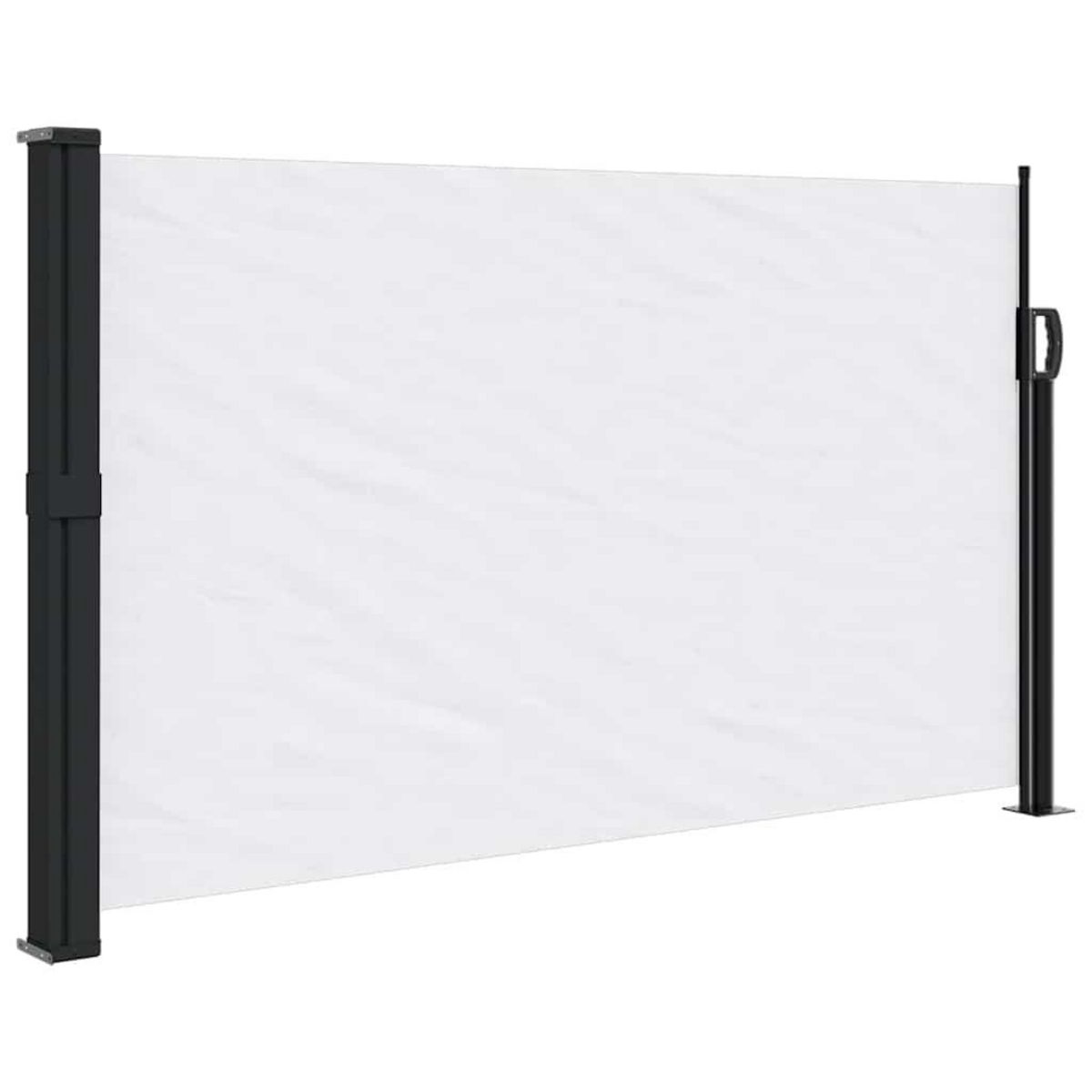 VIDAXL Auvent lateral retractable blanc 117x300 cm