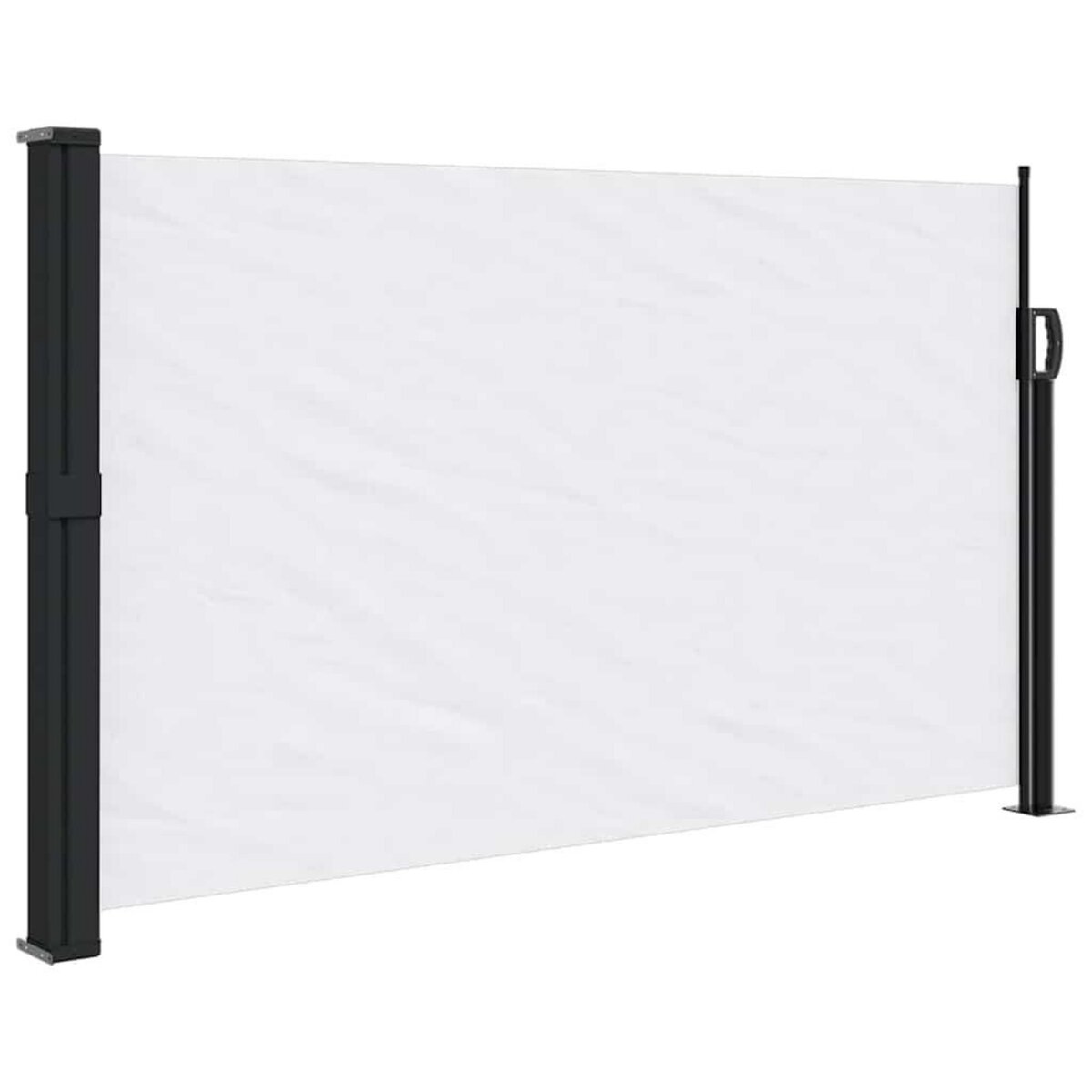 VIDAXL Auvent lateral retractable blanc 117x300 cm