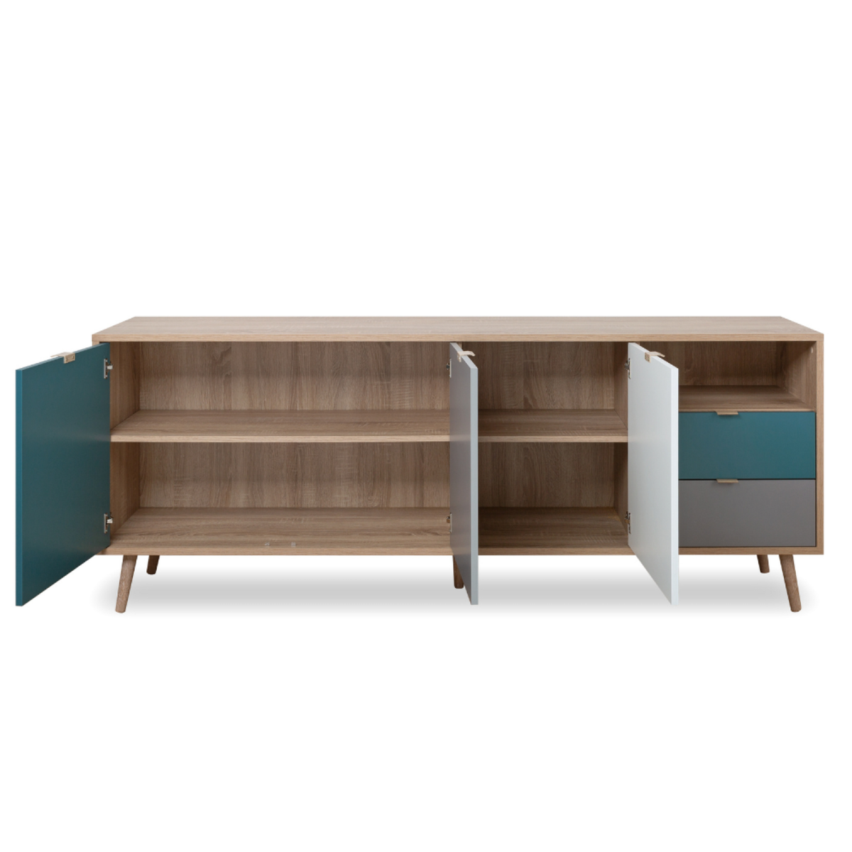 CONCEPT USINE Buffet style scandinave tricolore 180 cm PERAST