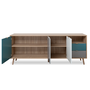 Voir la diapositive 3 : CONCEPT USINE Buffet style scandinave tricolore 180 cm PERAST