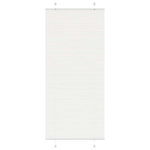 VIDAXL Store plisse blanc 95x200 cm largeur du tissu 94,4 cm polyester
